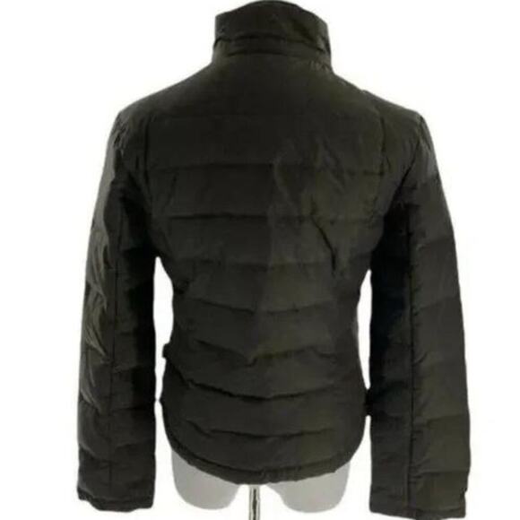 Calvin Klein Women's Olive Green Front & Side Zip Down Jacket Size Small - Picture 2 of 10